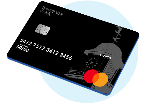 image of the Jefferson Bank World Credit Card