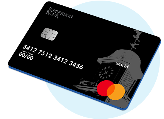 image of the Jefferson Bank World Credit Card