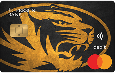 image of Mizzou Tiger Checking Debit Card