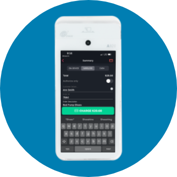 Phone with payment processing software