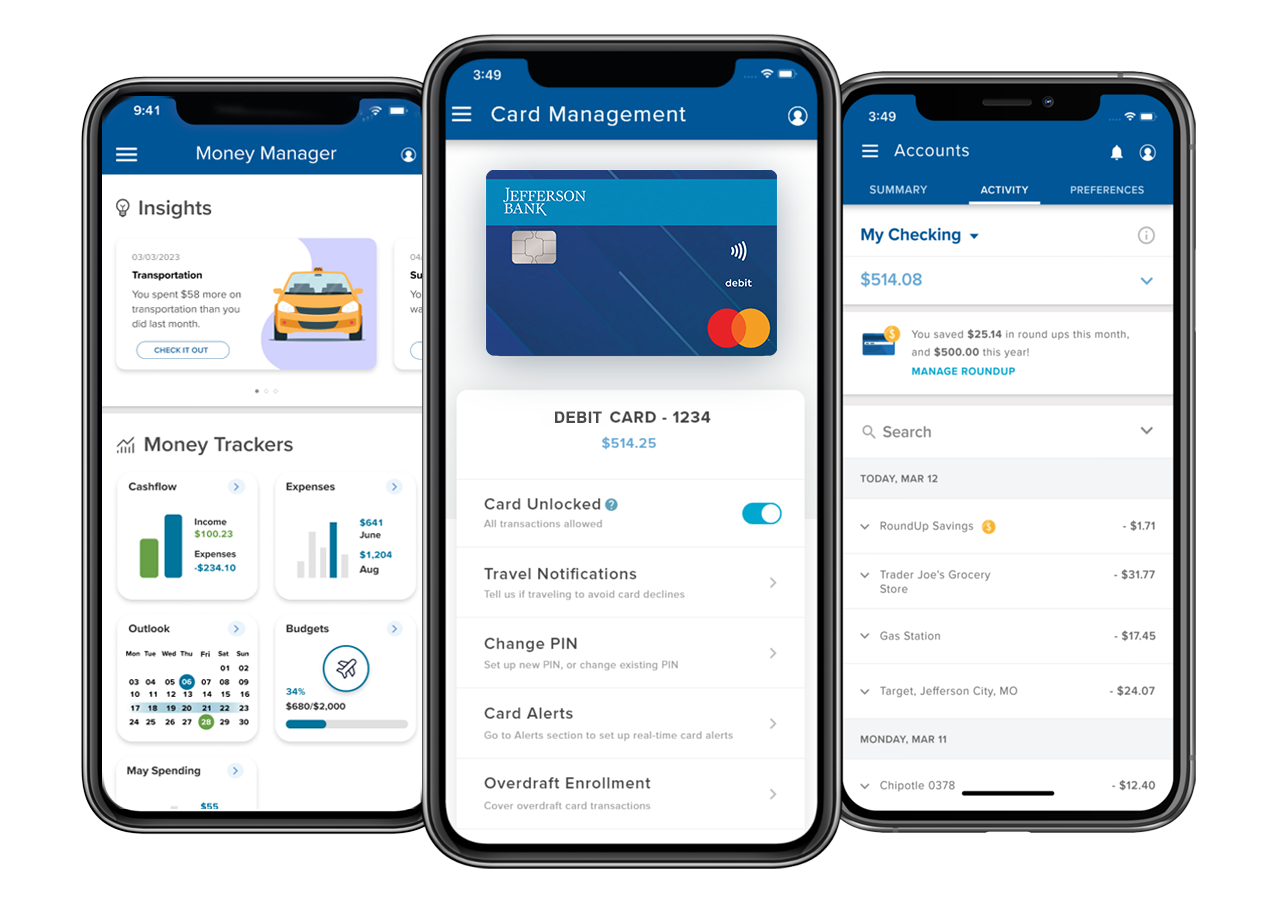 mobile app screens picture