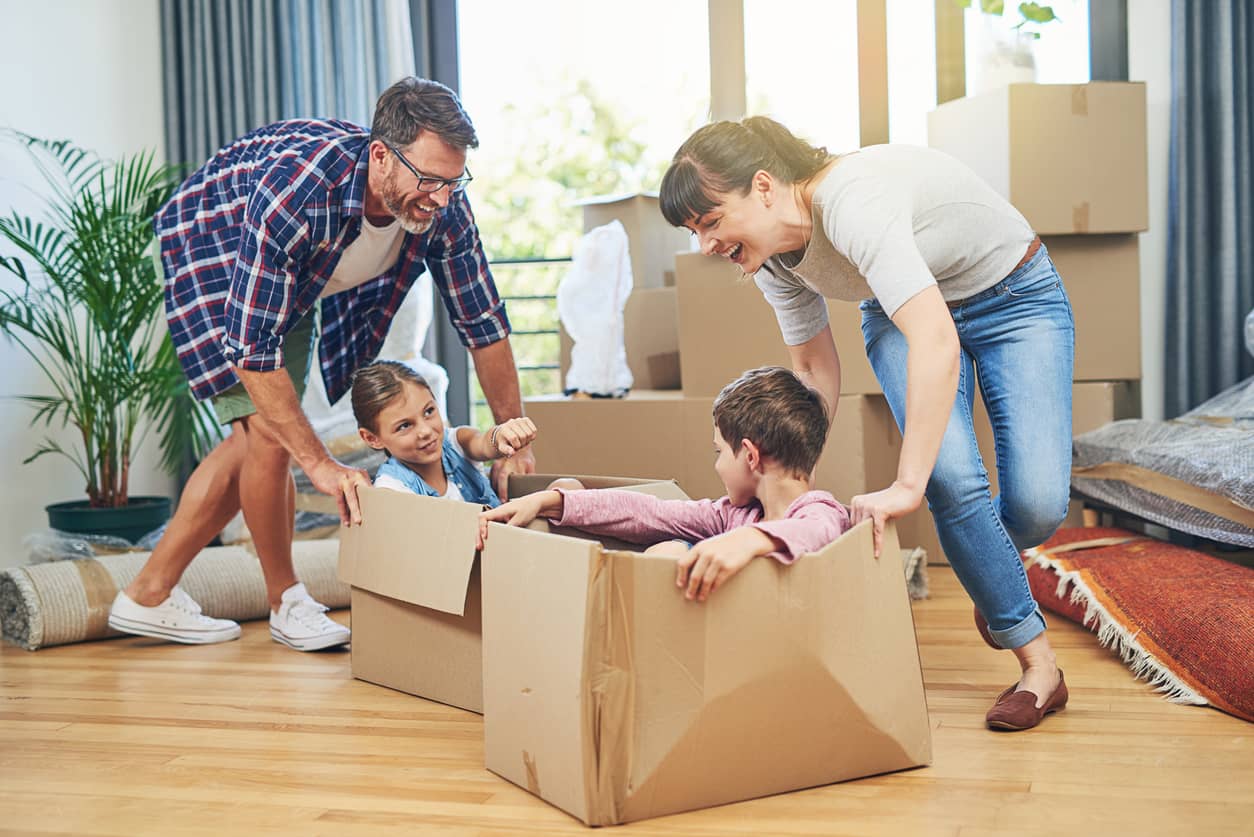 Image of family at home