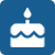 Birthday cake icon
