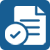Verified document icon