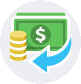 Illustration of cash and coins