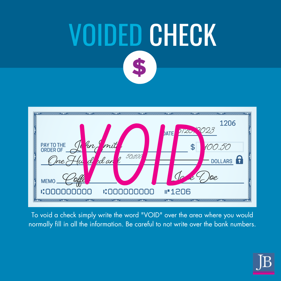 voided check image