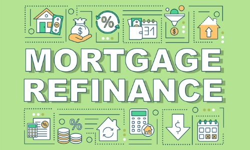 Concept of refinancing your mortgage
